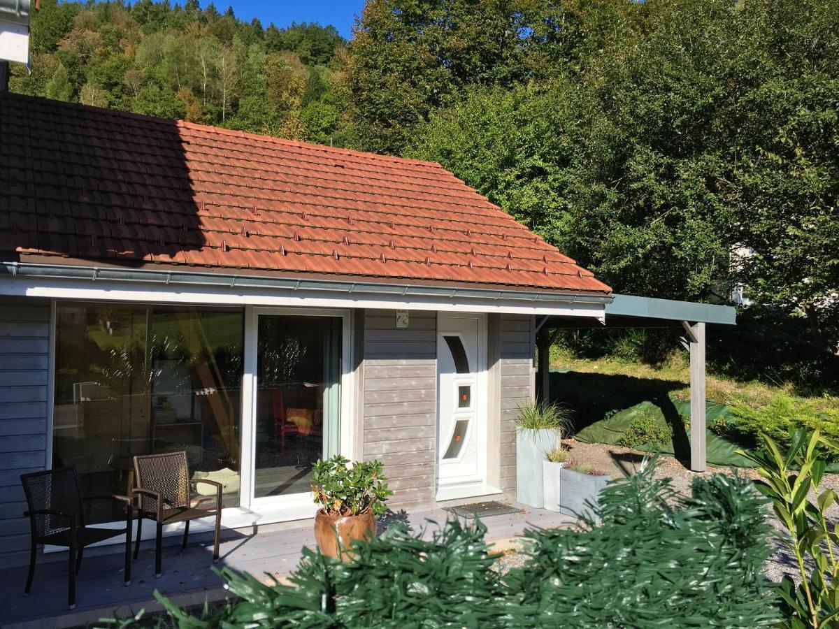 Studio A Le Menil Avec Magnifique Vue Sur La Montagne Jardin Amenage Et Wifi A 4 Km De La Plage Appartement Buitenkant foto