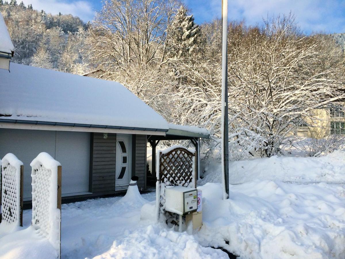 Studio A Le Menil Avec Magnifique Vue Sur La Montagne Jardin Amenage Et Wifi A 4 Km De La Plage Appartement Buitenkant foto